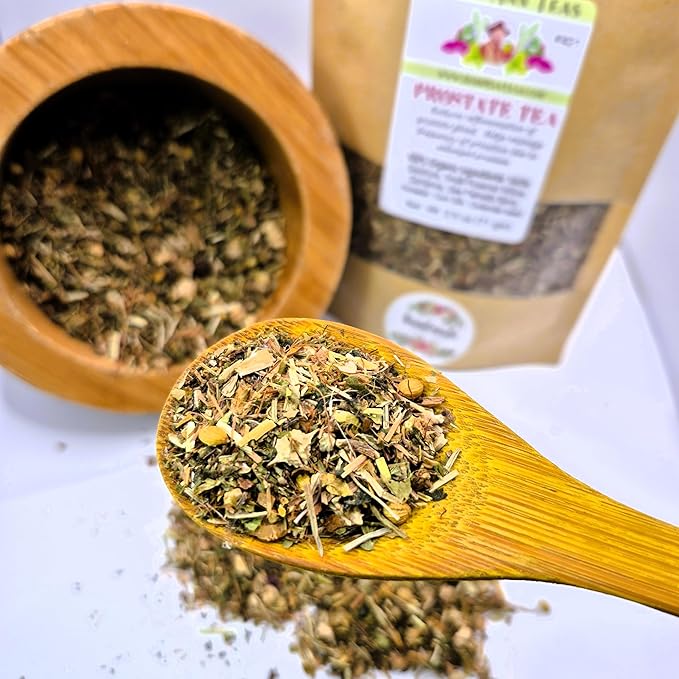 Verpakking Prostaat Thee van Herb Man Teas met biologische kruiden